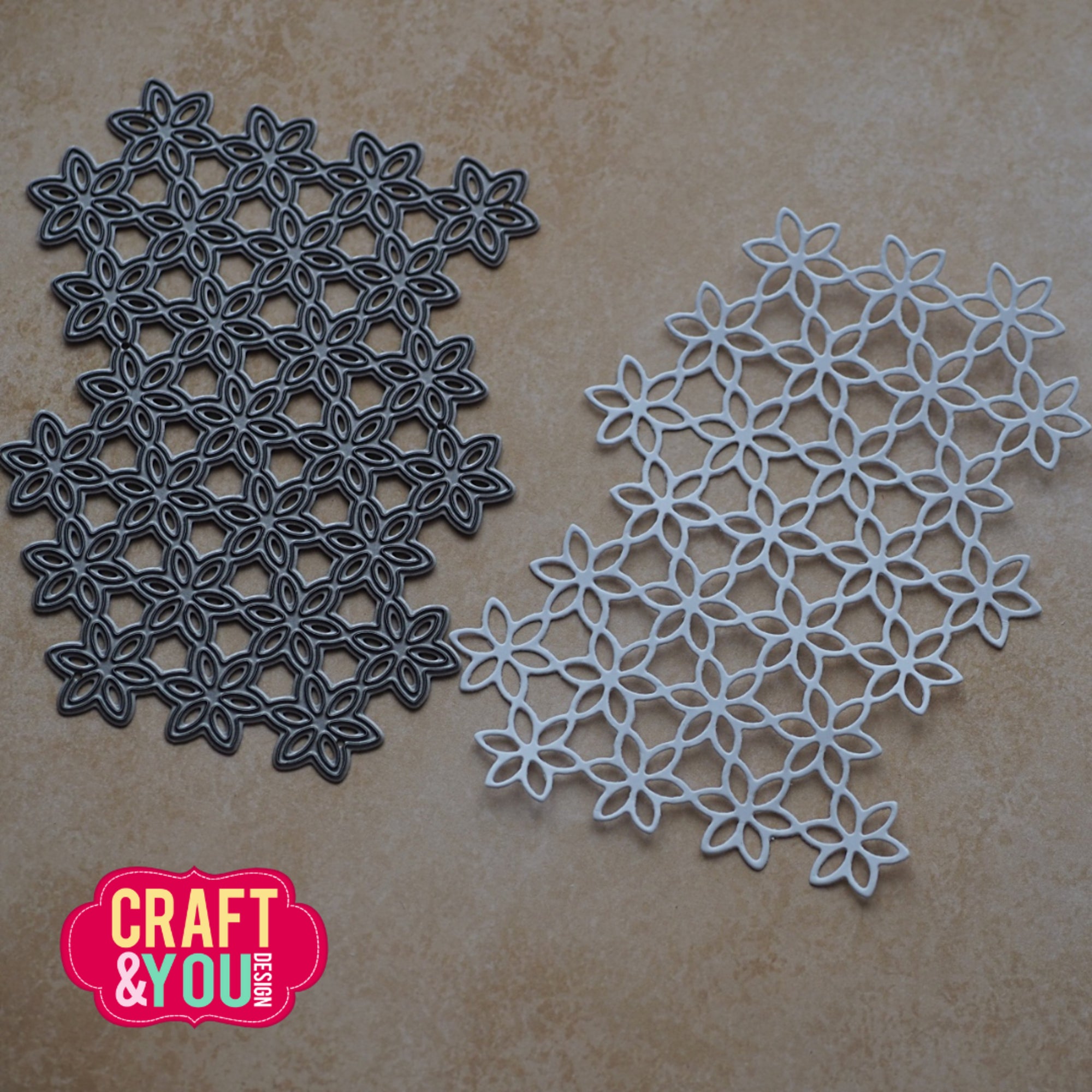 Craft and You - Dies - Flower Background