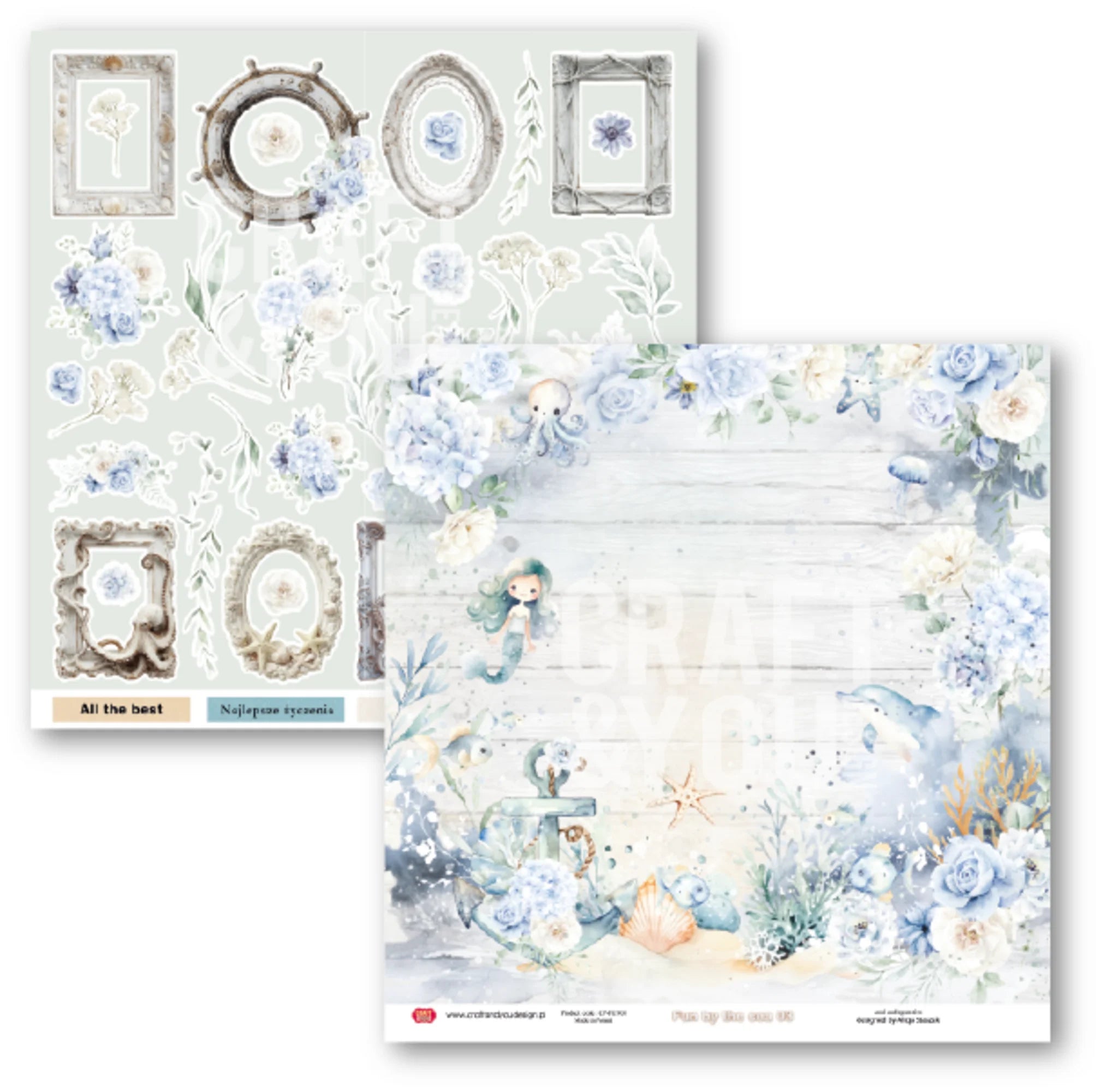 Craft and You - Fun by the sea - Paper Set 12 x 12