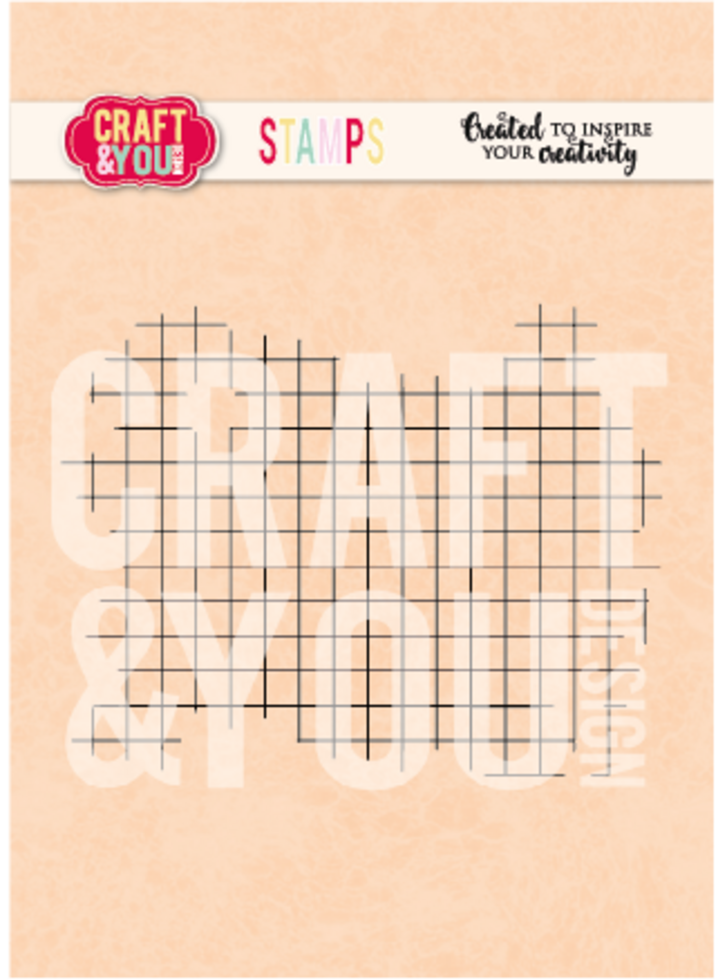 Craft & You - Clear Stamp - Grid Paper