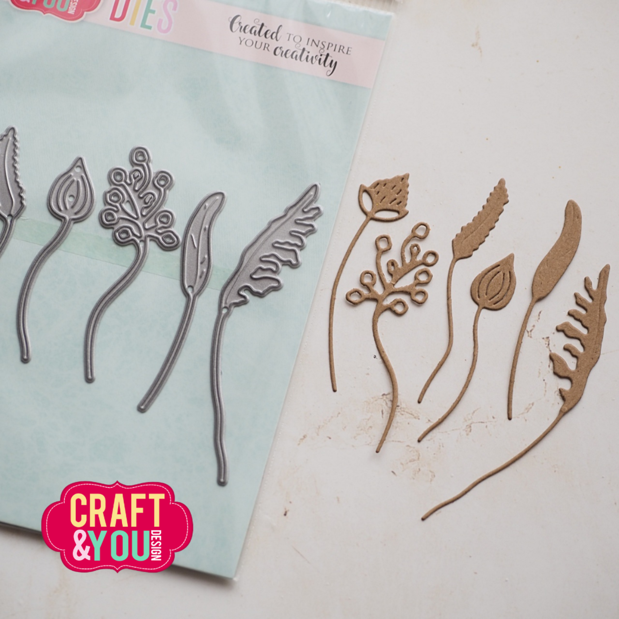 Craft and You - Dies - Wildflowers by Gosia
