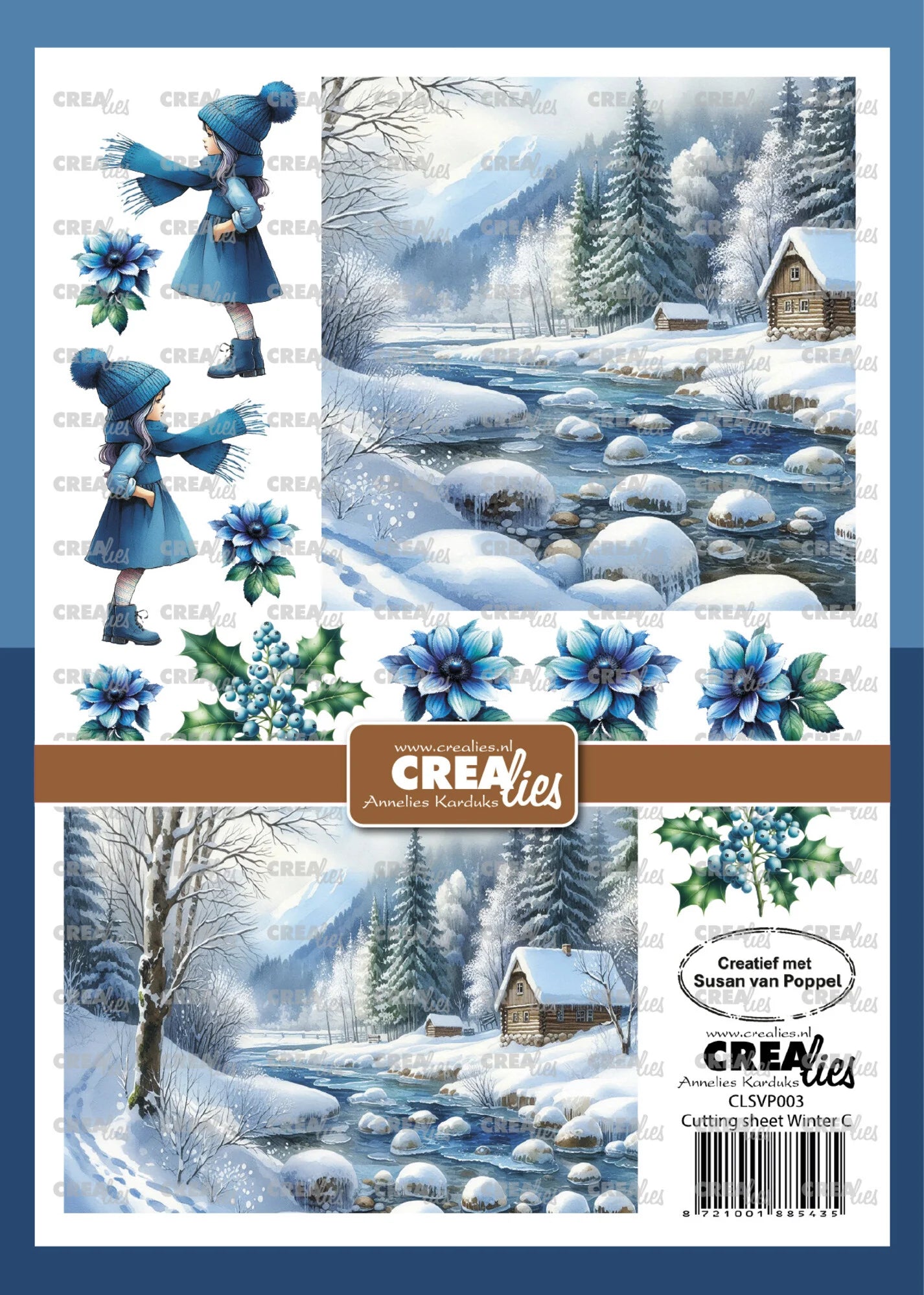 Crealies - Klippark - Winter C - A4