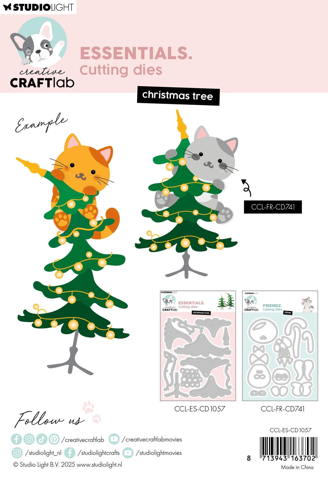 Studiolight Essentials Dies - Creative Craftlab - Christmas Tree