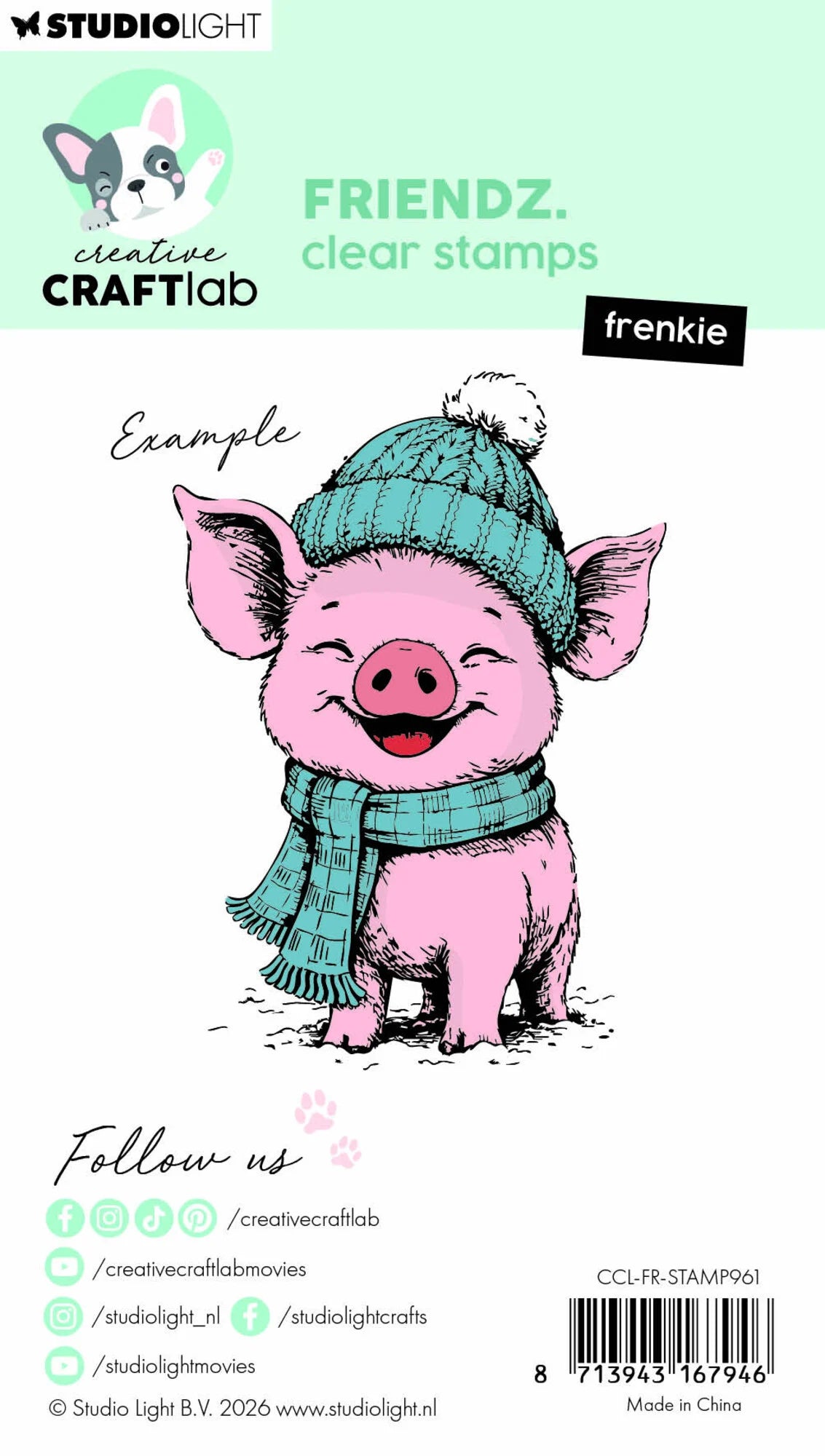 Studiolight - Craftlab Frienz - Clear Stamps - Frankie