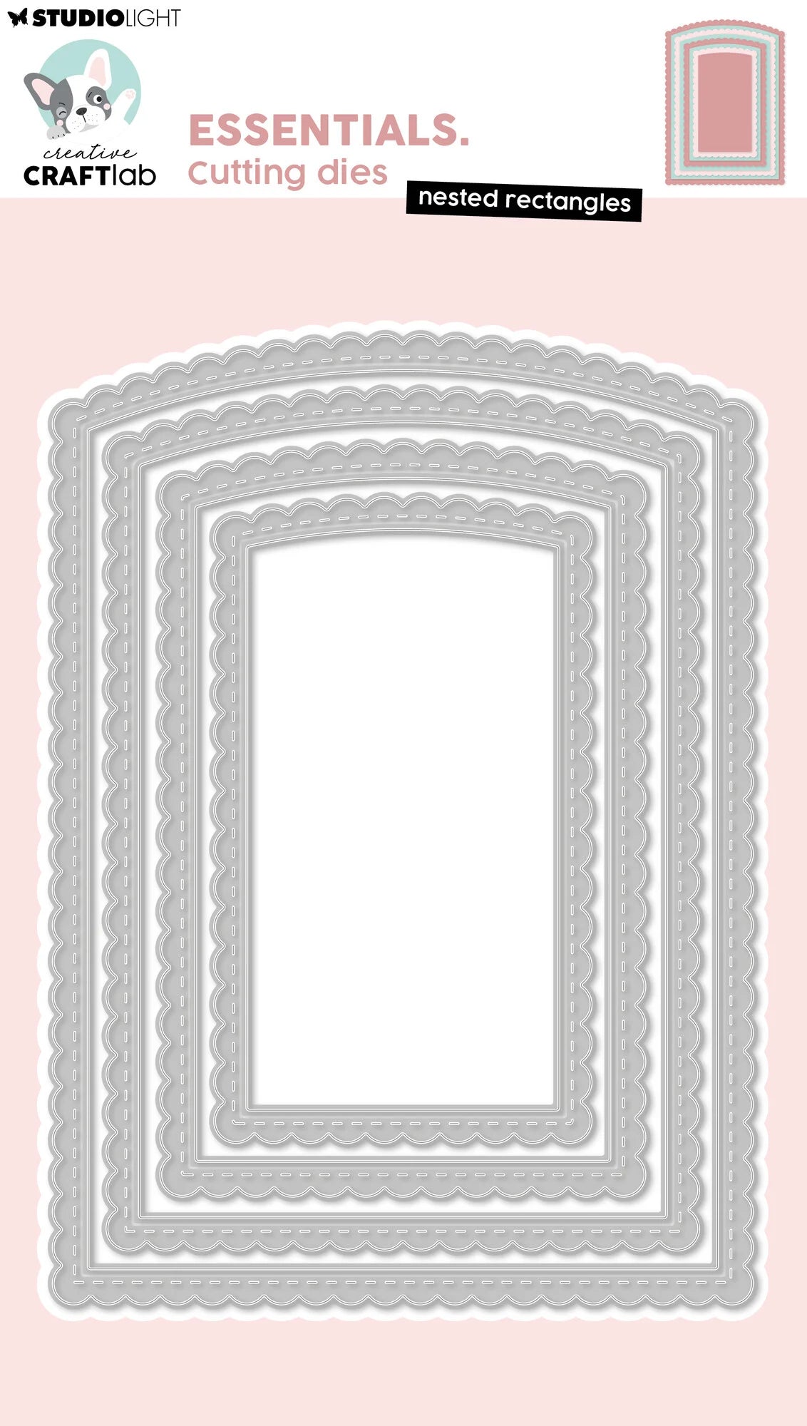 Studiolight Essentials Dies - Creative Craftlab - Nested Rectangles