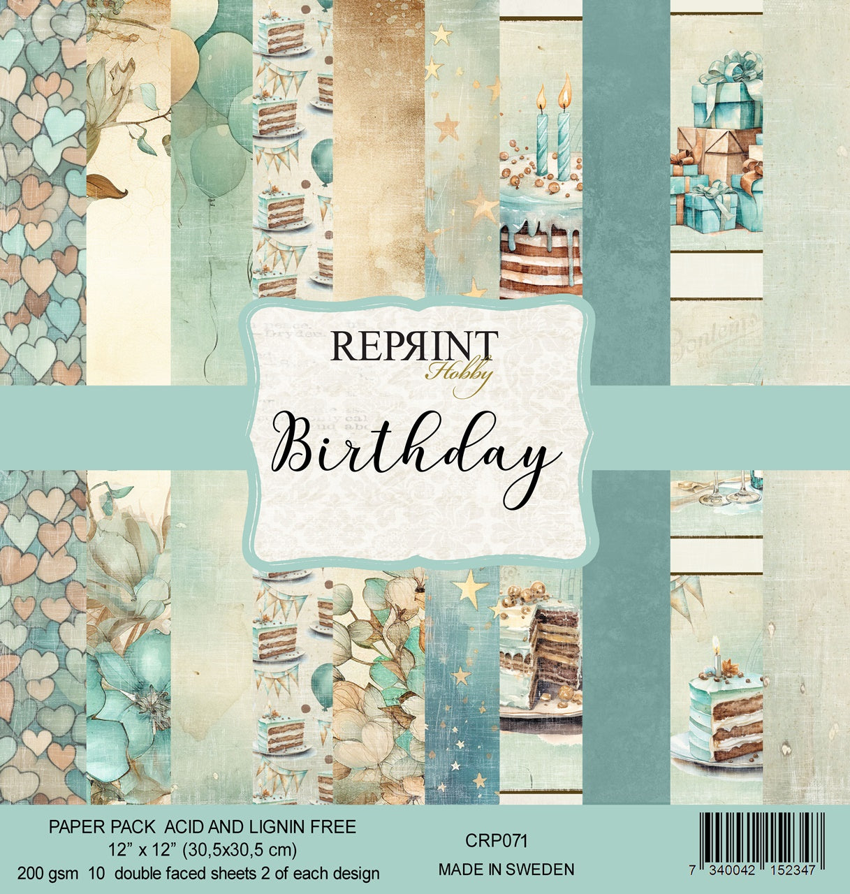 Reprint - Birthday Collection Pack - 12 x 12"