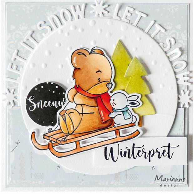 Marianne Design - Clear Stamp & Die - Bear & Rabbit