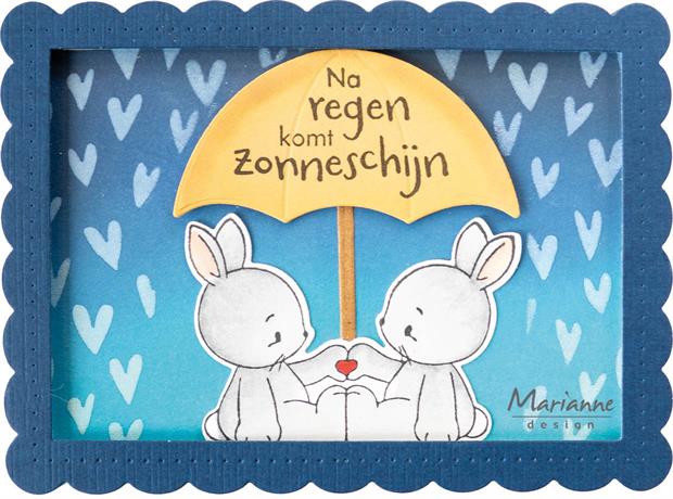 Marianne Design - Clear Stamp & Die - Rabbit Friends