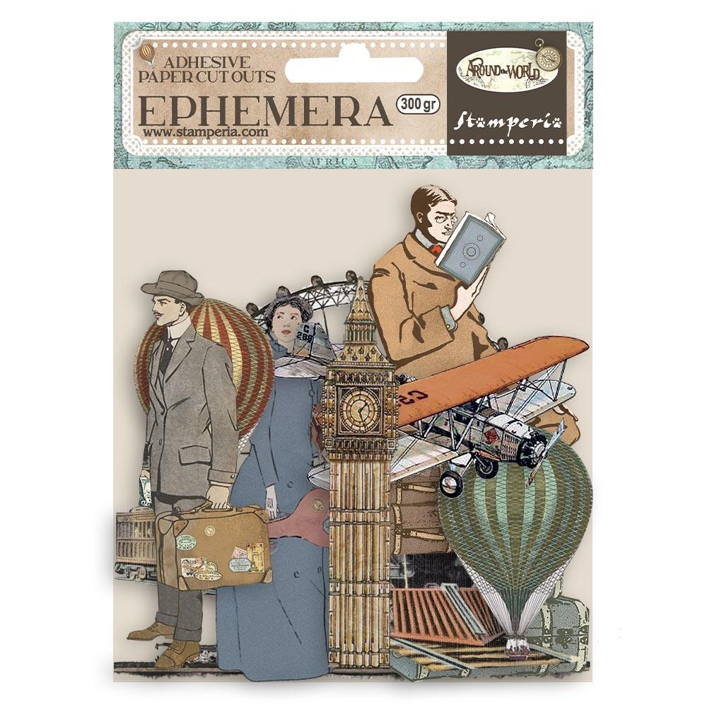 Stamperia  - Around the world -  Adhesive Ephemera