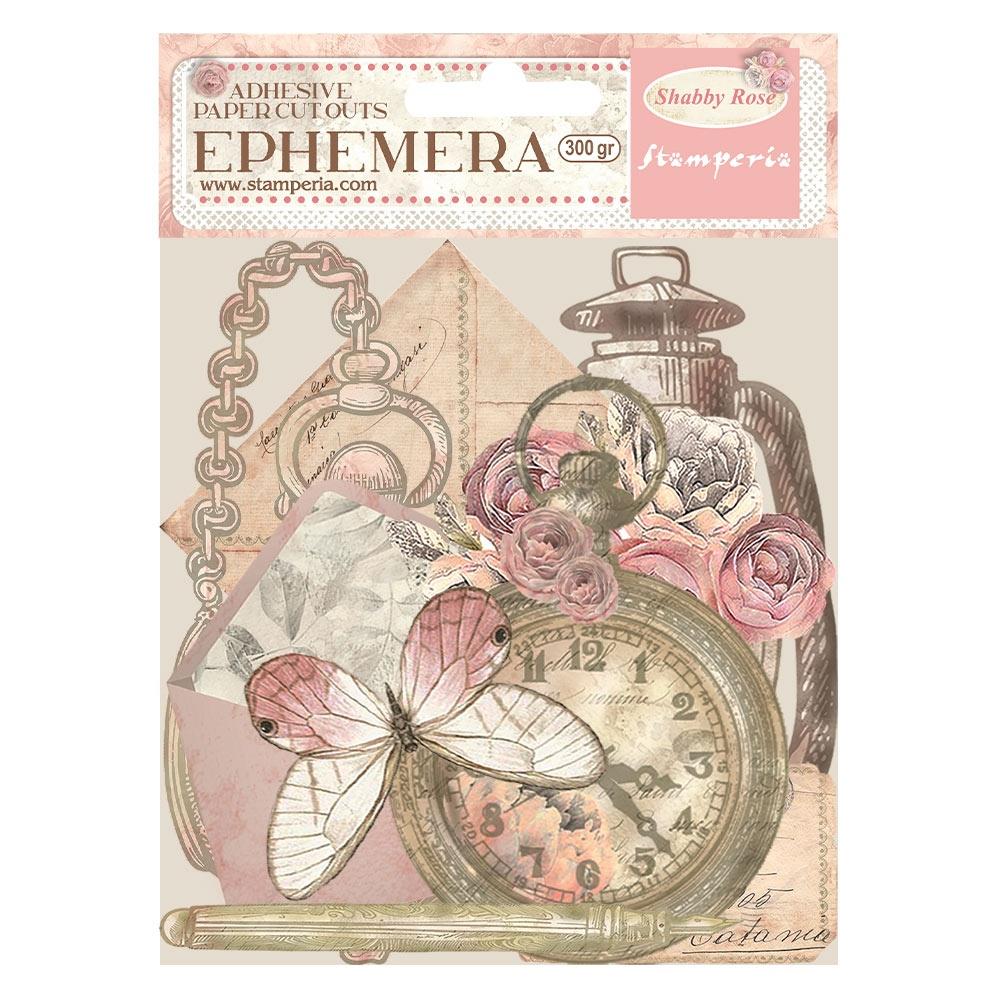 Stamperia  - Shabby Rose -  Adhesive Ephemera