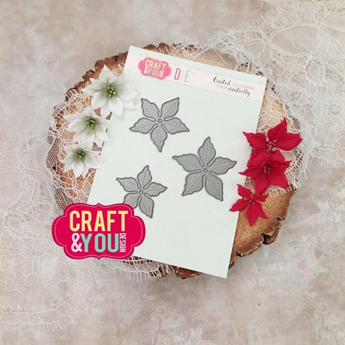 Craft and You - Dies - Magdas Small Poinsettia