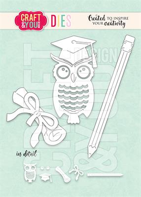 Craft and You - Dies - Set with Owl