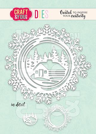 Craft and You - Dies - Snowflake Frame