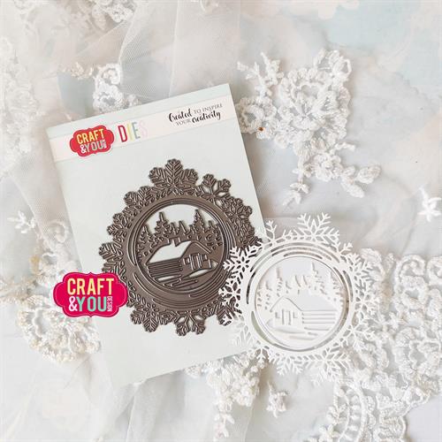 Craft and You - Dies - Snowflake Frame