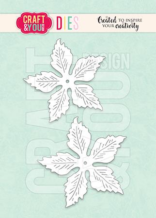 Craft and You - Dies - Magda's Poinsettia Bigger Flowers