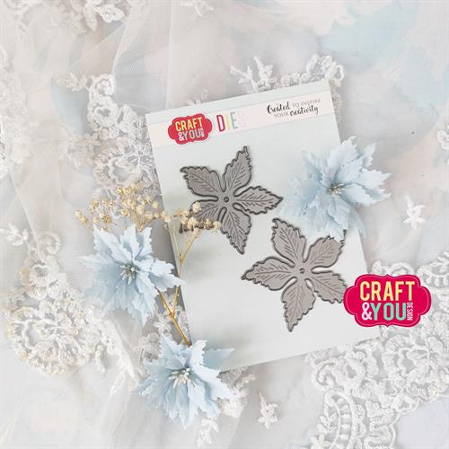 Craft and You - Dies - Magda's Poinsettia Bigger Flowers