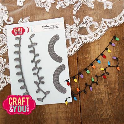 Craft and You - Dies - Christmas lights