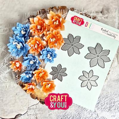 Craft and You - Dies - Magdas seven petal flower