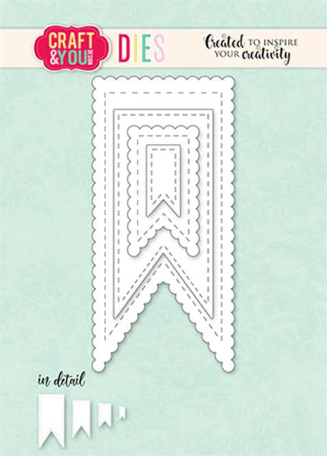 Craft and You - Dies - Biscuit Pennants