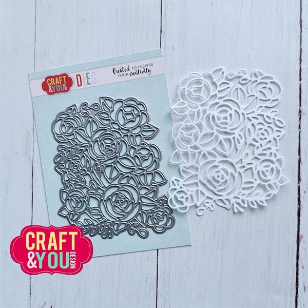Craft and You - Dies - Flower Background