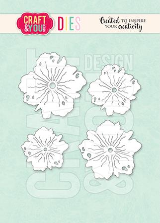 Craft and You - Dies - Vintage Flowers by Gosia
