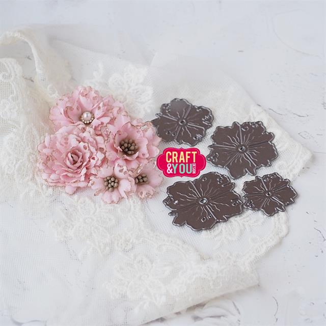 Craft and You - Dies - Vintage Flowers by Gosia