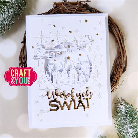 Craft and You - Dies - Santa Claus with a sleigh