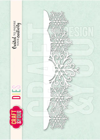 Craft and You - Dies - Snowflakes Border