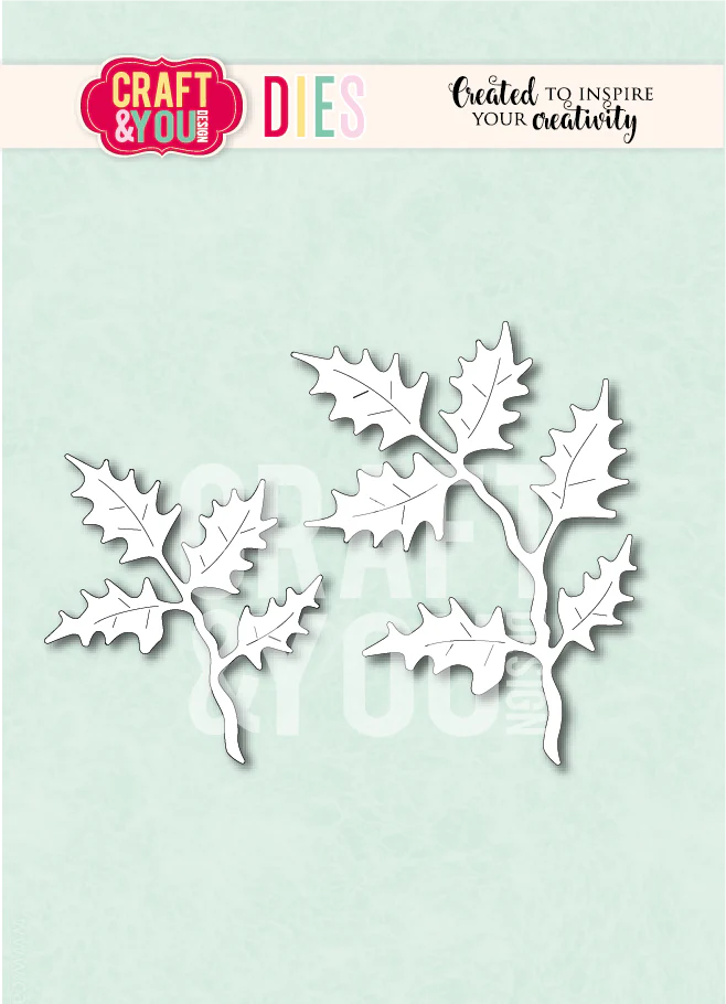 Craft and You - Dies - Big Holly Leaves
