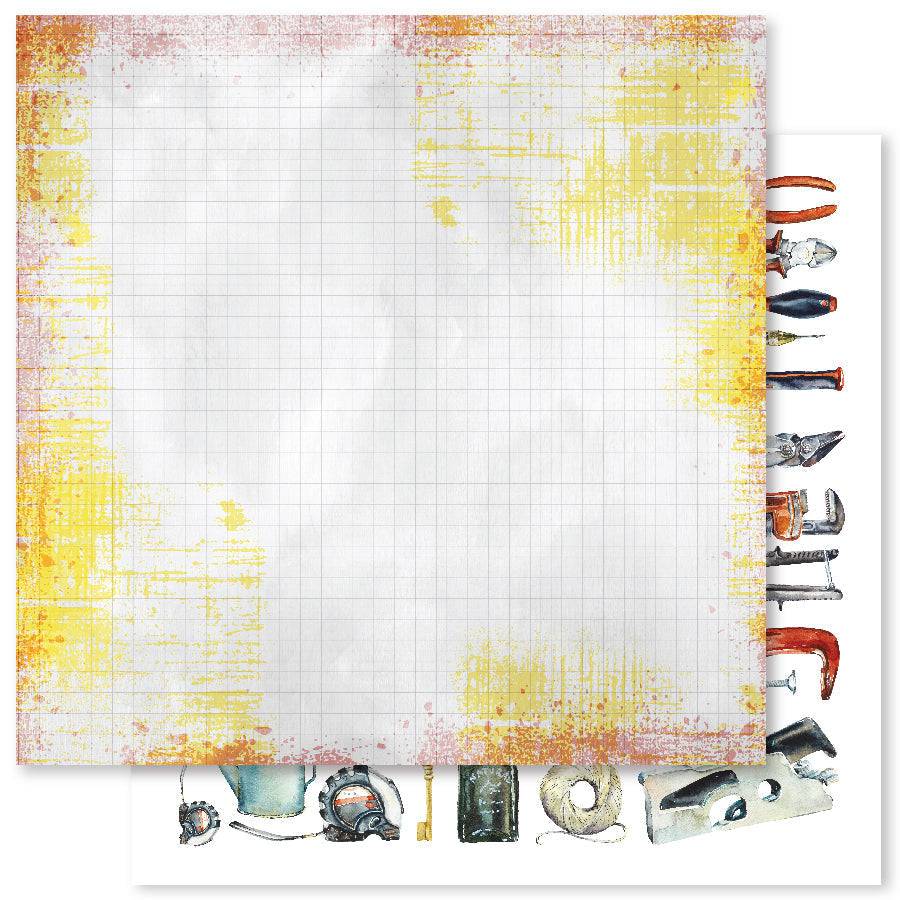 Paper Rose - Dad's Shed - Paper Pack -  12 x 12"