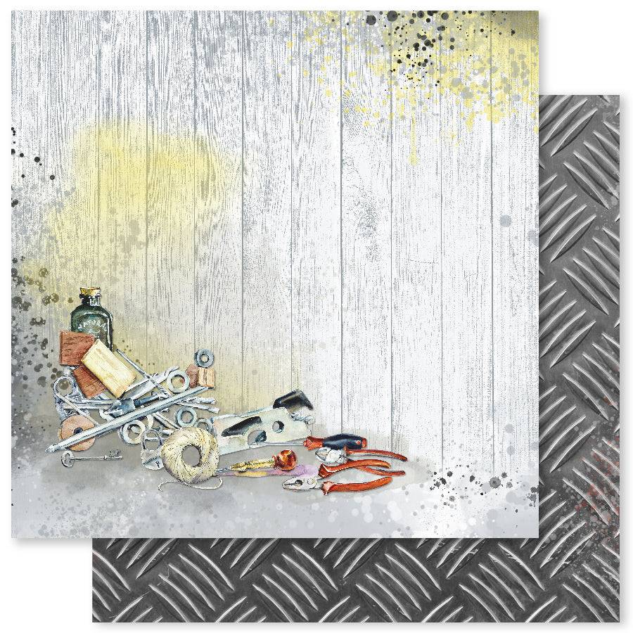 Paper Rose - Dad's Shed - Paper Pack -  12 x 12"