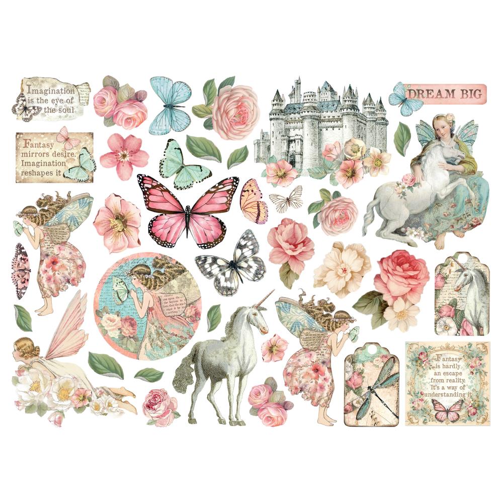 Stamperia  - Wonderland  - Chipboard Die Cuts