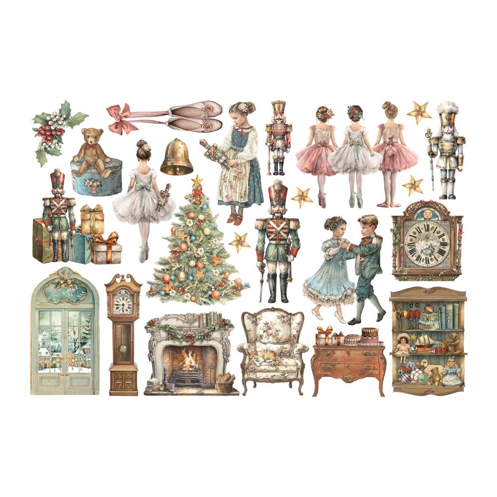 Stamperia  - The Nutcracker -  Adhesive Ephemera