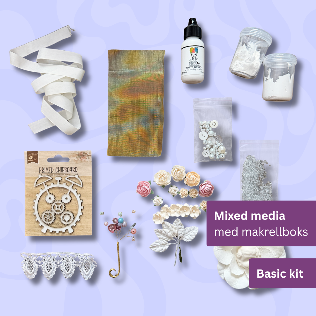 Scrap a long - Høst  2026 -  Yasmin - Mixed Media med makrellboks - Basic - Utsending starter 7/9