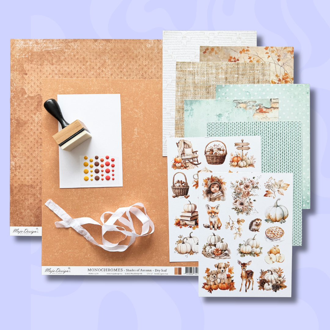 Scrap a long - Høst  2026 -  Yasmin Lukekort - Fullt kit - Utsending starter 7/9