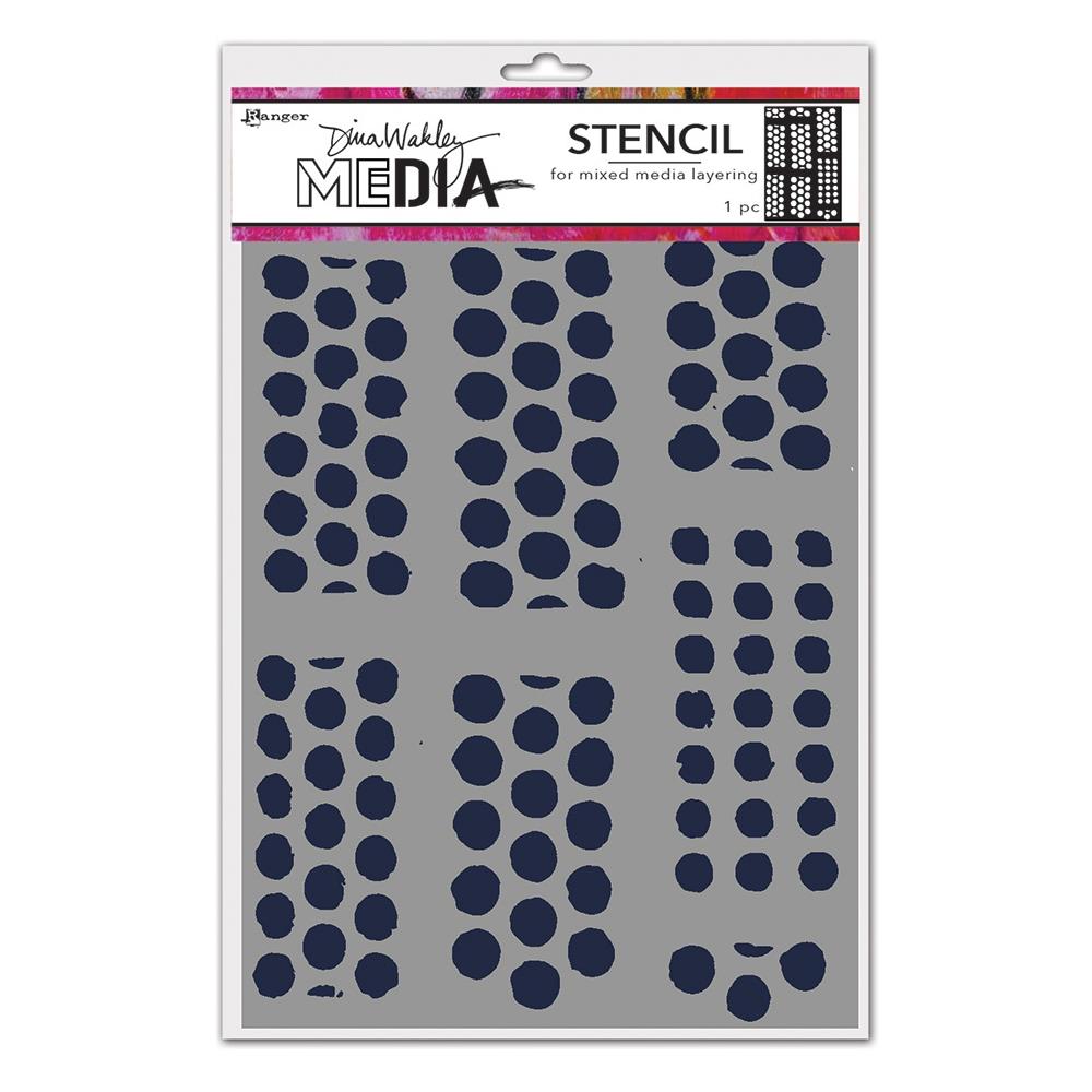 Dina Wakley Media - Stencil - Dotted tape