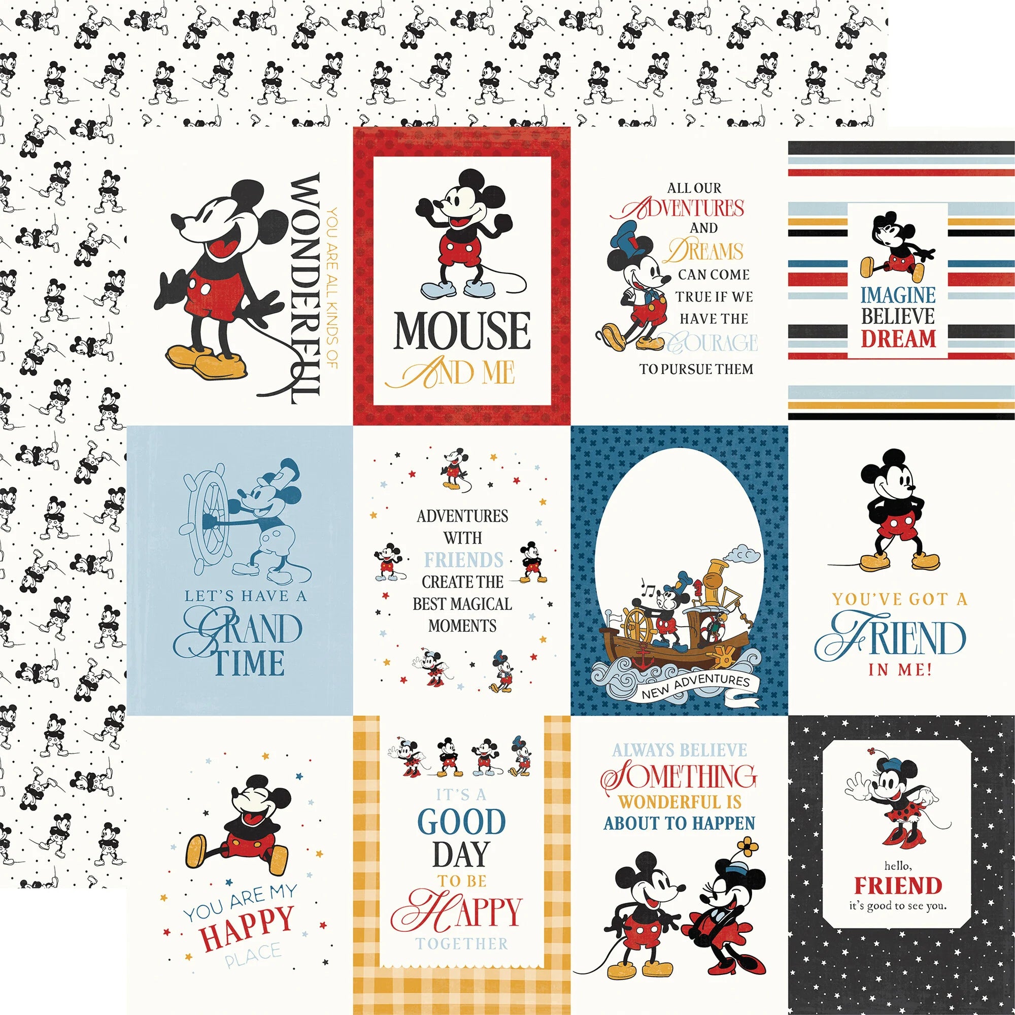 Echo Park - Mouse and Me - Collection Kit -    12 x 12"