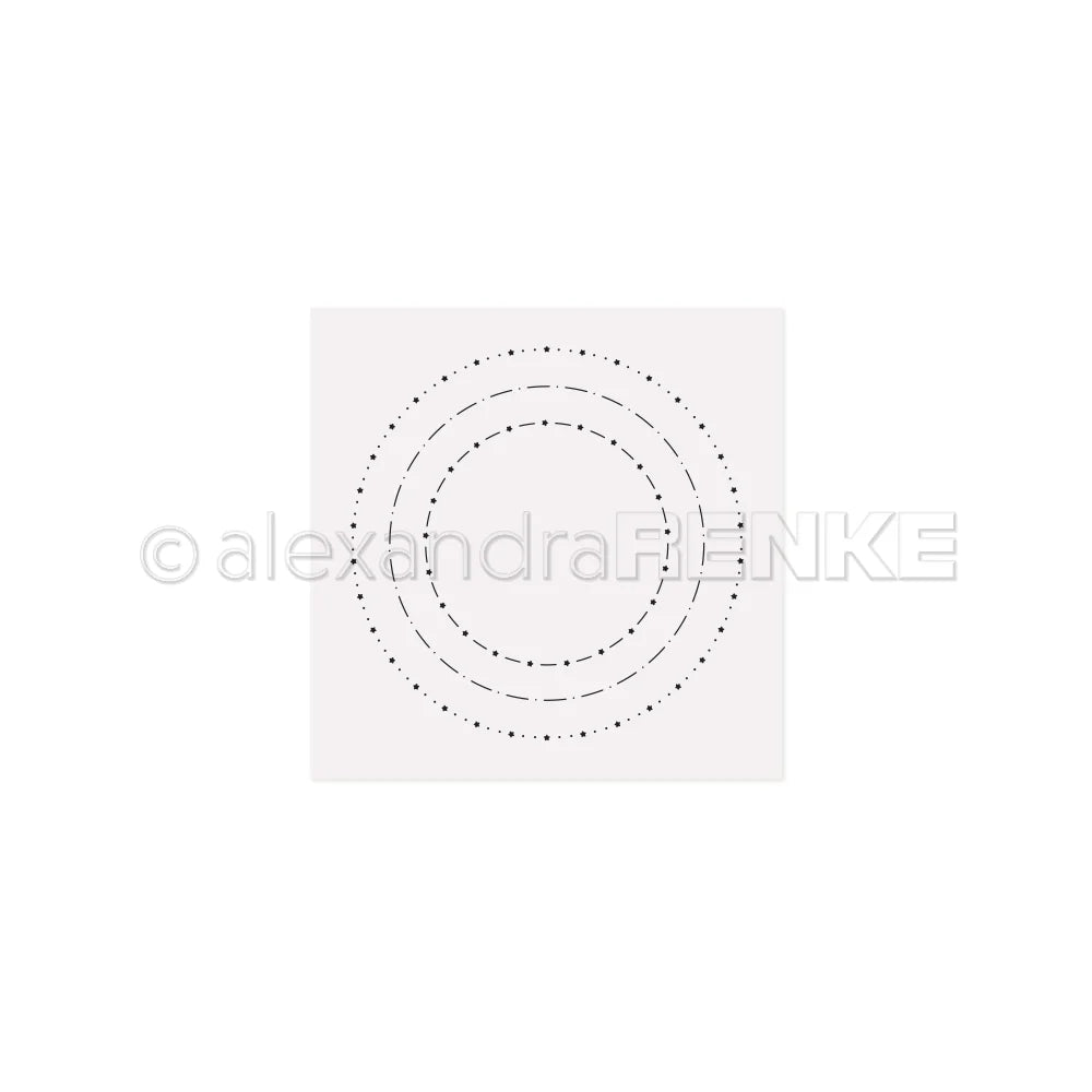 Alexandra Renke - Embossing Folder - Pattern Circles - Star Joy