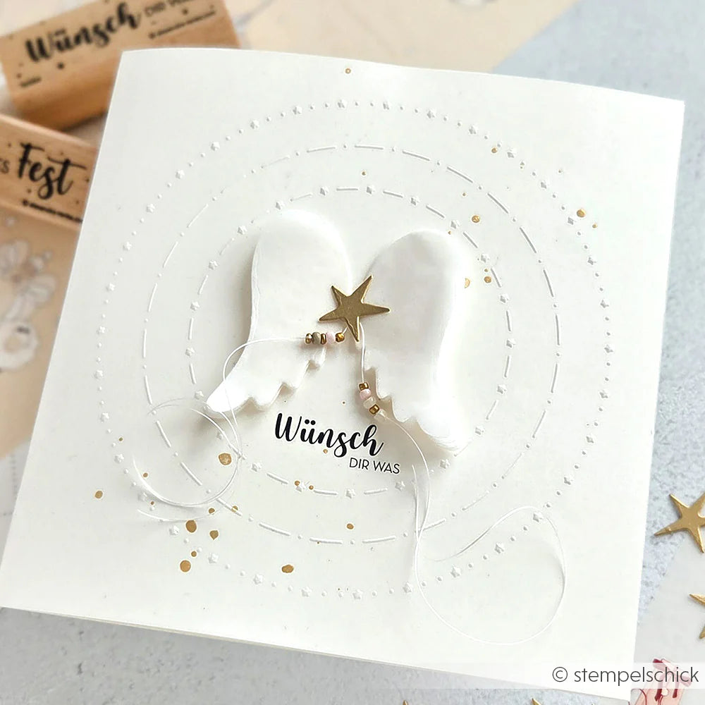 Alexandra Renke - Embossing Folder - Pattern Circles - Star Joy