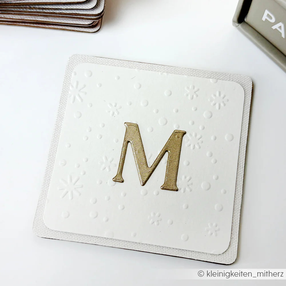 Alexandra Renke - Embossing Folder - Delicate Snowdance