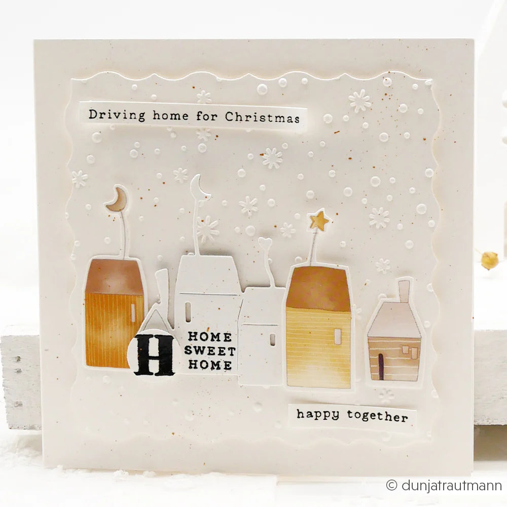 Alexandra Renke - Embossing Folder - Delicate Snowdance