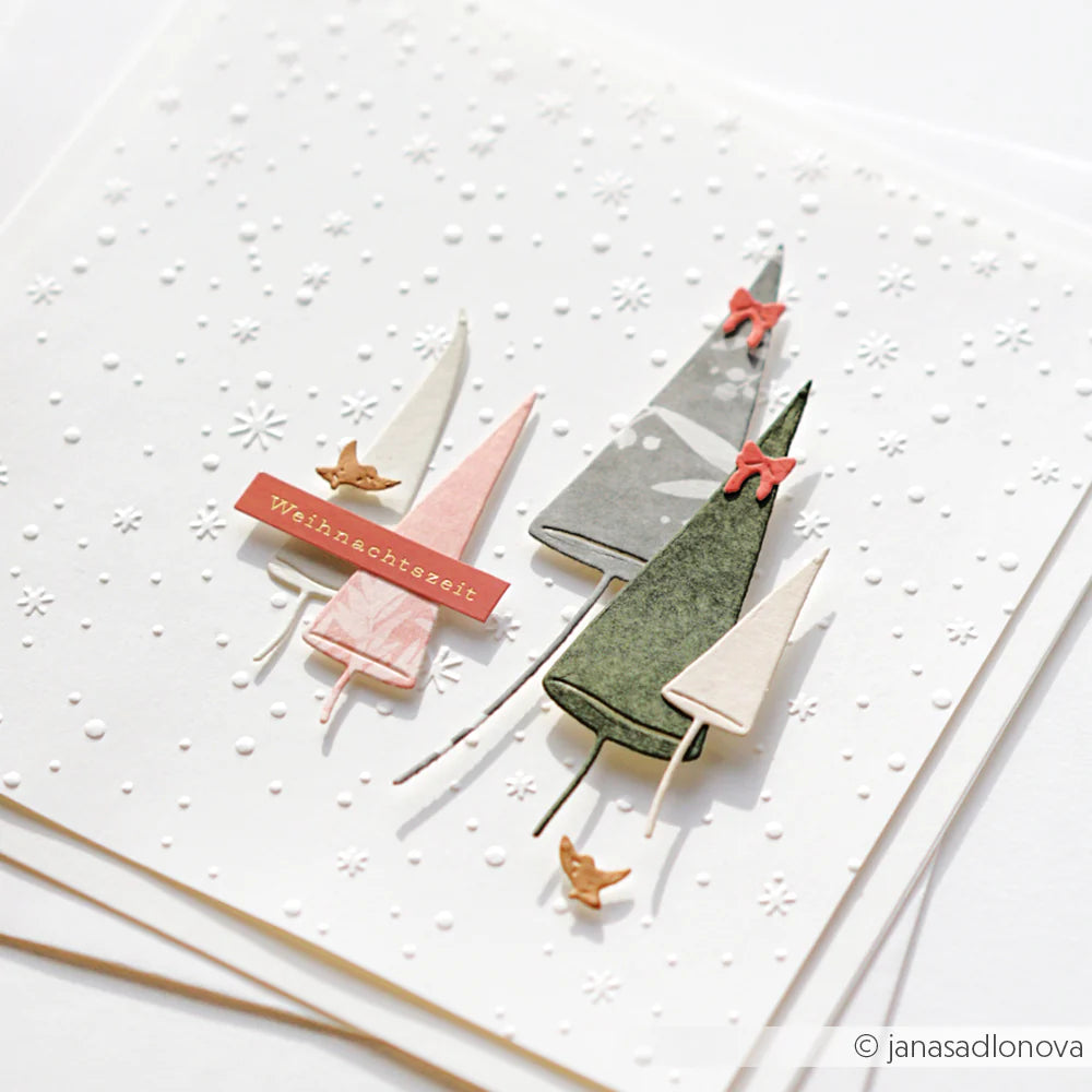 Alexandra Renke - Embossing Folder - Delicate Snowdance