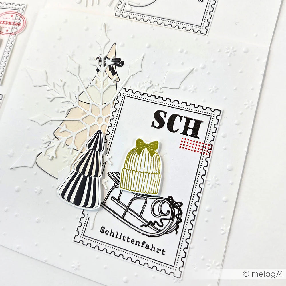 Alexandra Renke - Embossing Folder - Delicate Snowdance