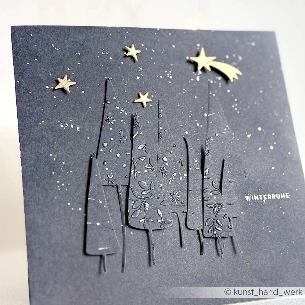 Alexandra Renke - Embossing Folder - Delicate Snowdance