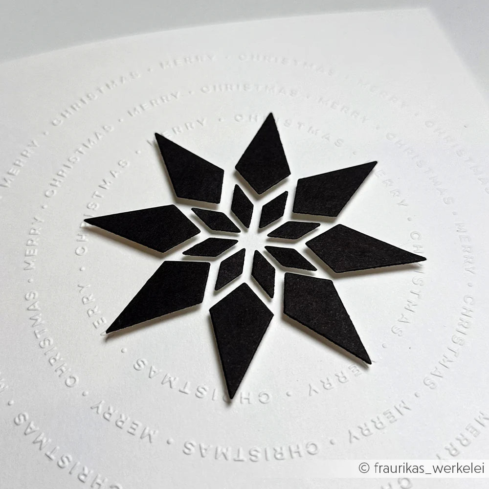 Alexandra Renke - Embossing Folder - Typo Merry Christmas