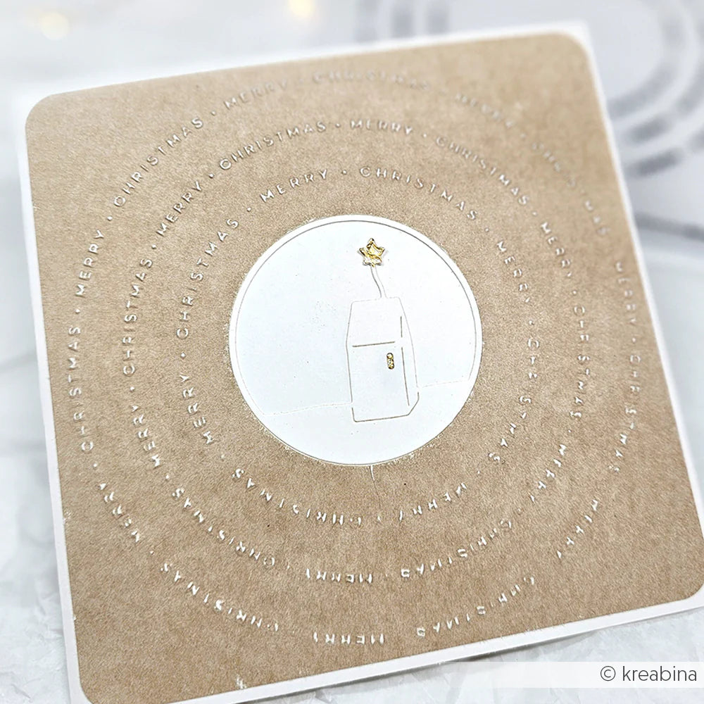 Alexandra Renke - Embossing Folder - Typo Merry Christmas