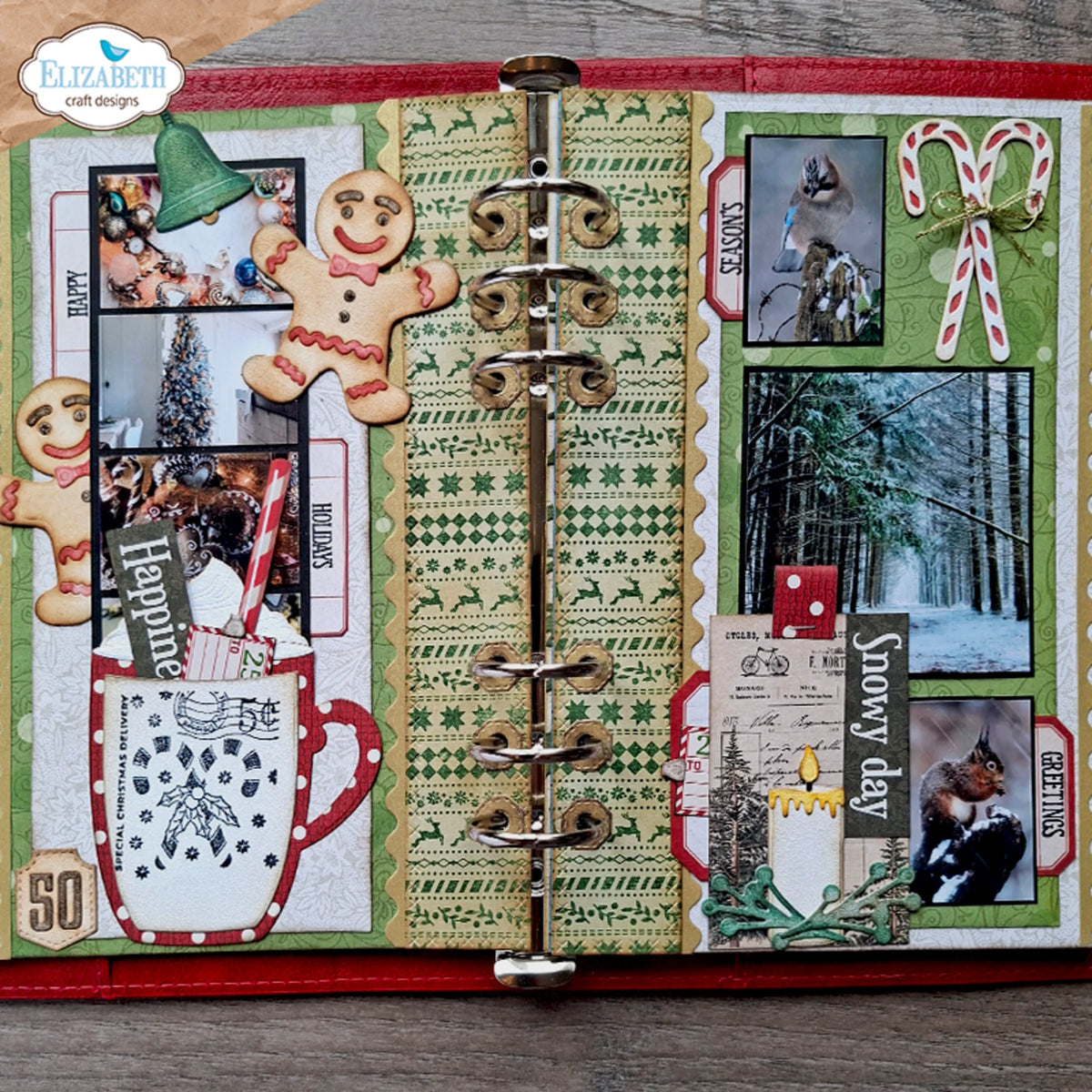 Elizabeth Craft - Comfy Cozy Die - Cozy Season & Reinforcement Strip by Everyday Memories