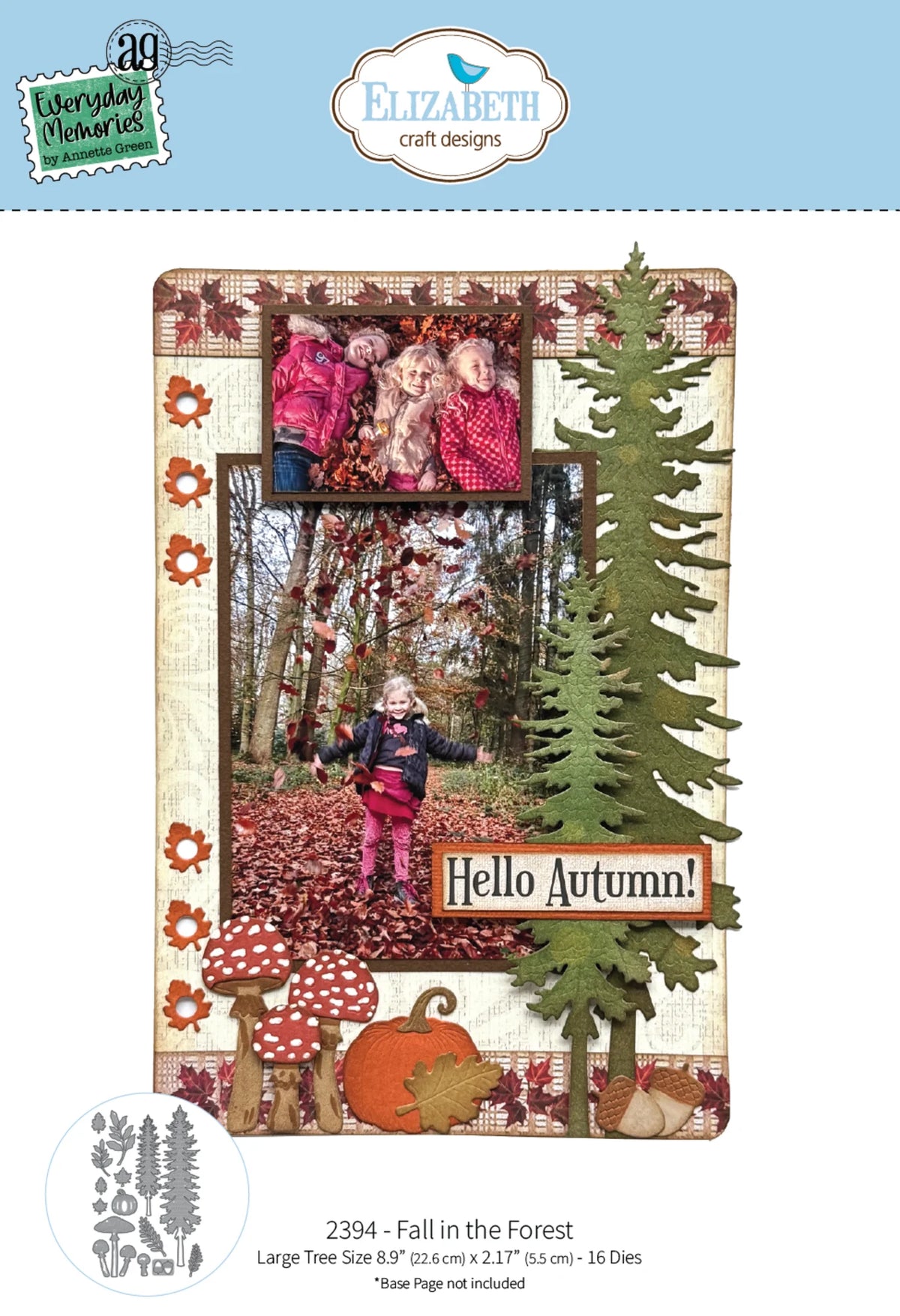 Elizabeth Craft - Comfy Cozy Die - Fall in the Forest by Everyday Memories