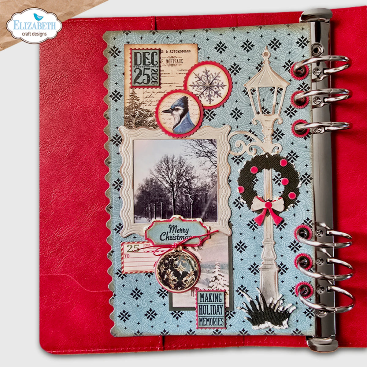 Elizabeth Craft - Comfy Cozy Die - Wavy Page & Lamppost by Everyday Memories