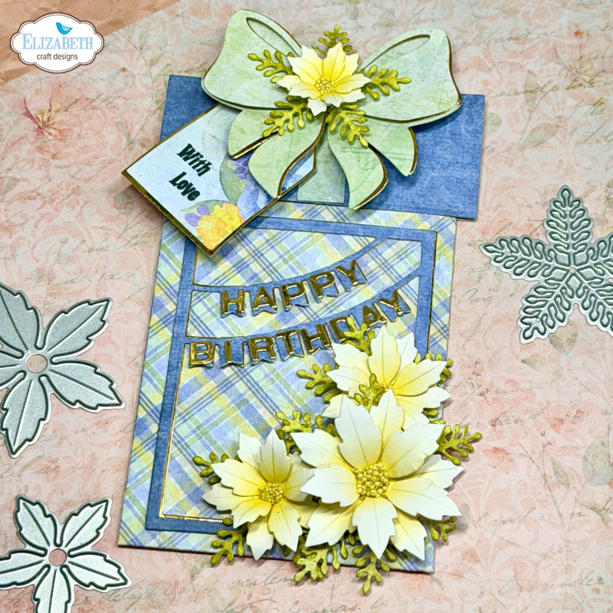 Elizabeth Craft - Dies - Gift Card Holder by Paper Flowers