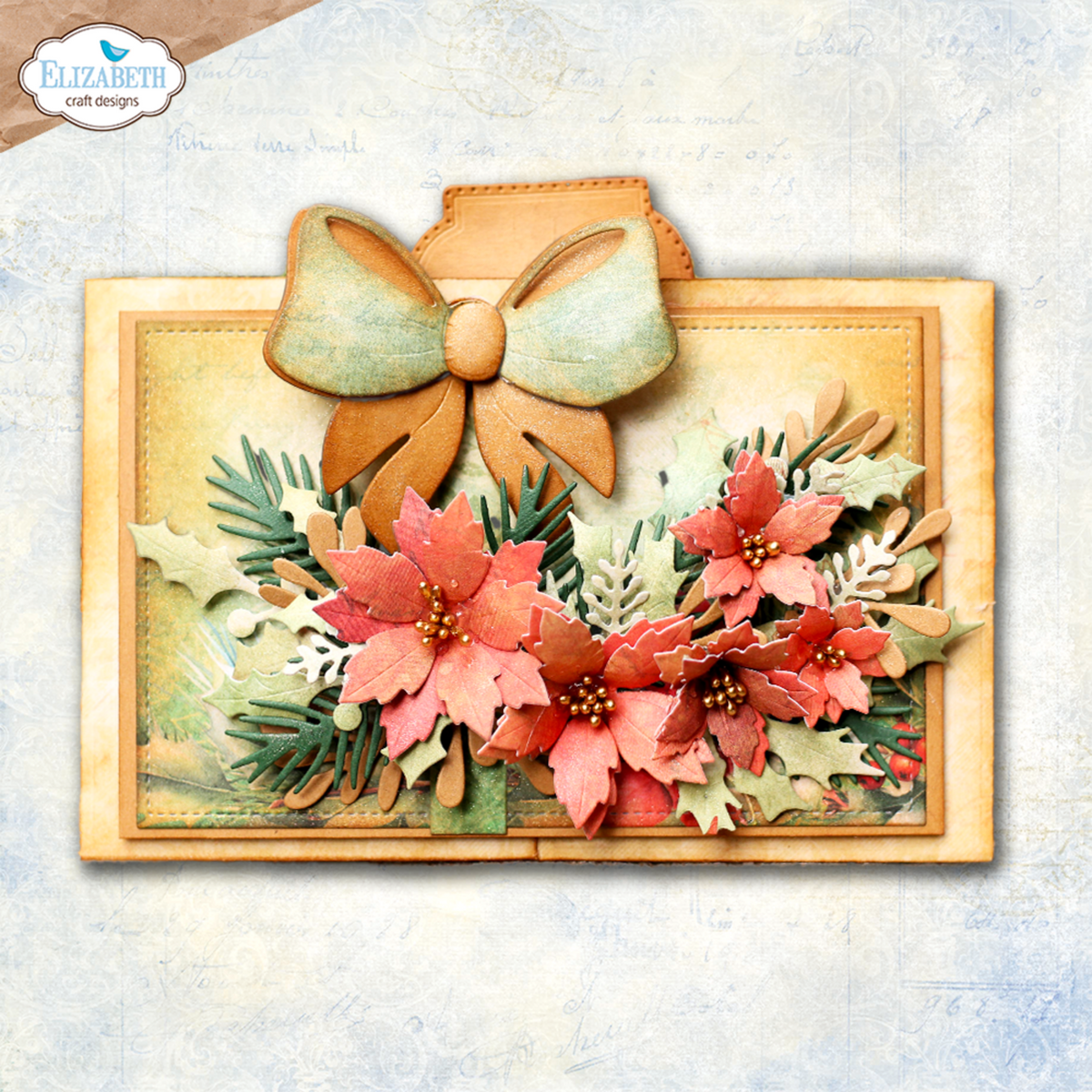 Elizabeth Craft - Dies - Festive Floral and Foliage by Paper Flowers